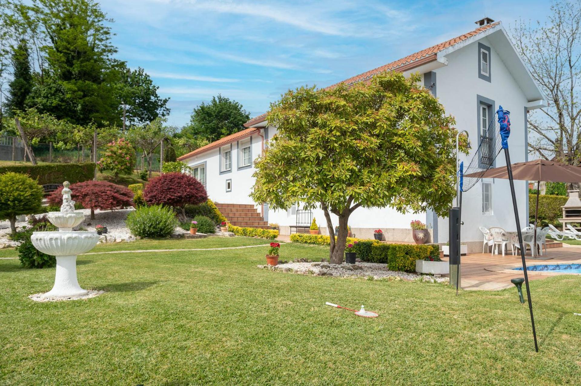 Casa Tarrio Con Piscina - Santiago De Compostela Villa Boqueixon Luaran gambar